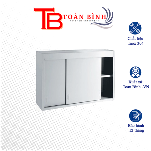 tủ inox cửa lùa treo tường