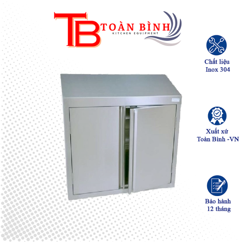 TỦ INOX TREO TƯỜNG CỬA MỞ
