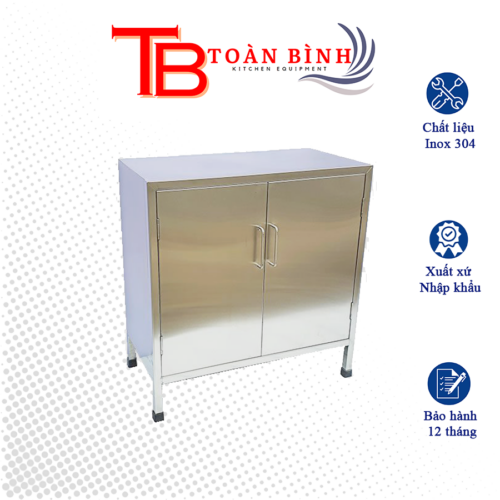 TỦ INOX CỬA MỞ 2 CÁNH