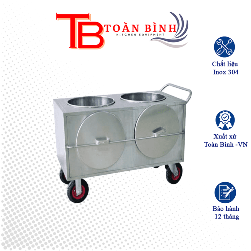 xe vận chuyển canh soup